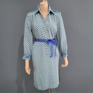 Vintage Schrader shirt dress S